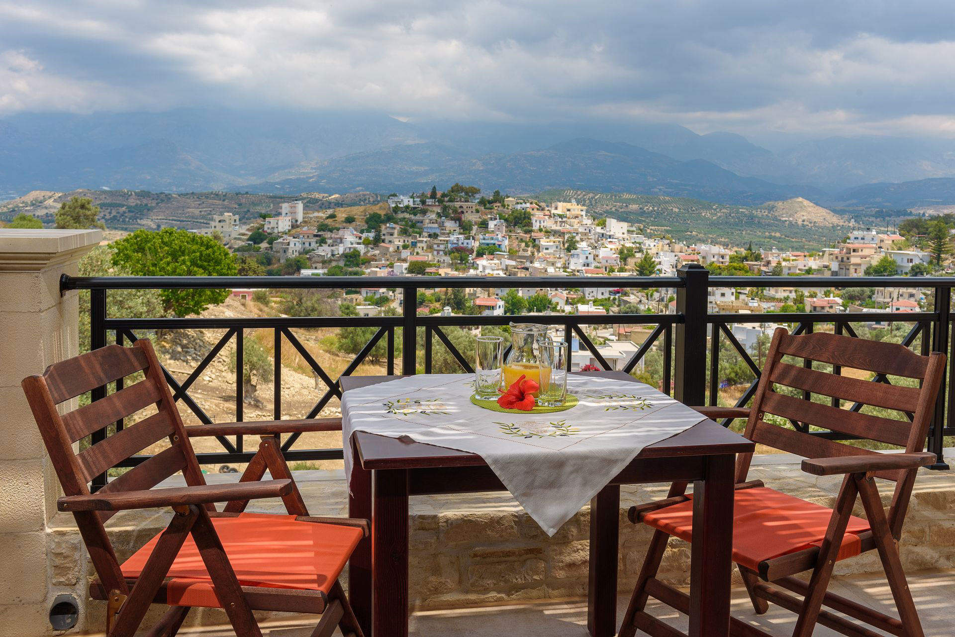 Kalamaki Holidays Villa Dionysos Balcony View