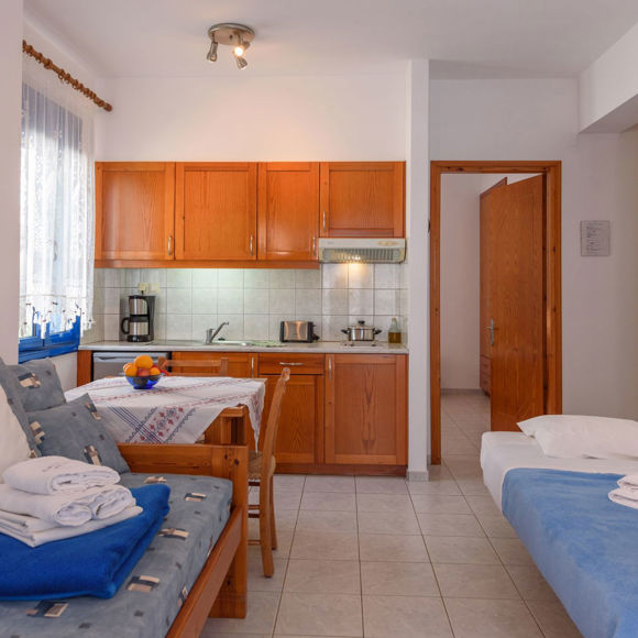 Kalamaki Holidays Finikas Apartment Direct Seaview Kitchen2